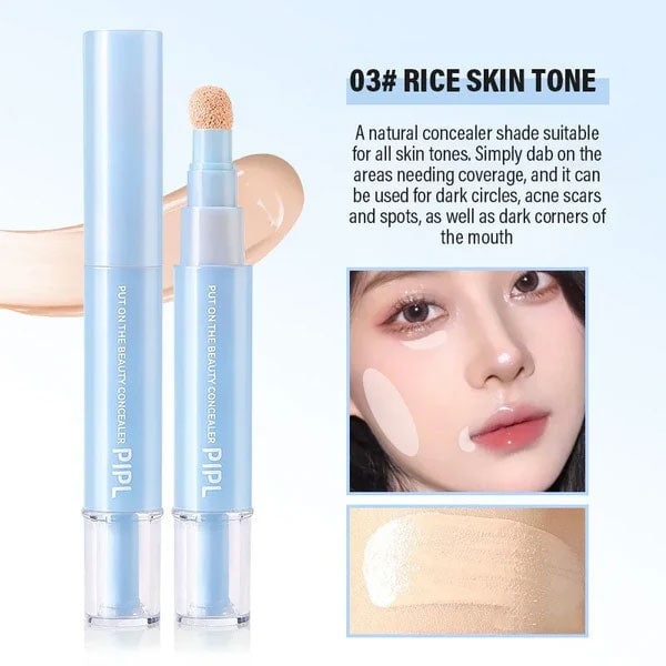 🖋️✨LAST DAY SALE BUY 1  GET 1 FREE!!💙Dual-effect Concealer & Foundation Eye Concealer - 24-hour long-lasting