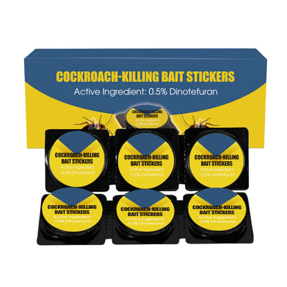 Powerful Cockroach-Killing Bait Stickers