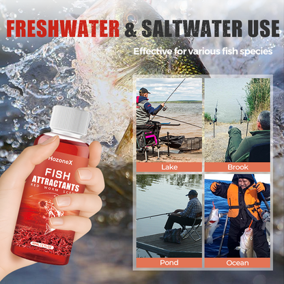 Effective Fish Attractant for Freshwater & Saltwater Fishing