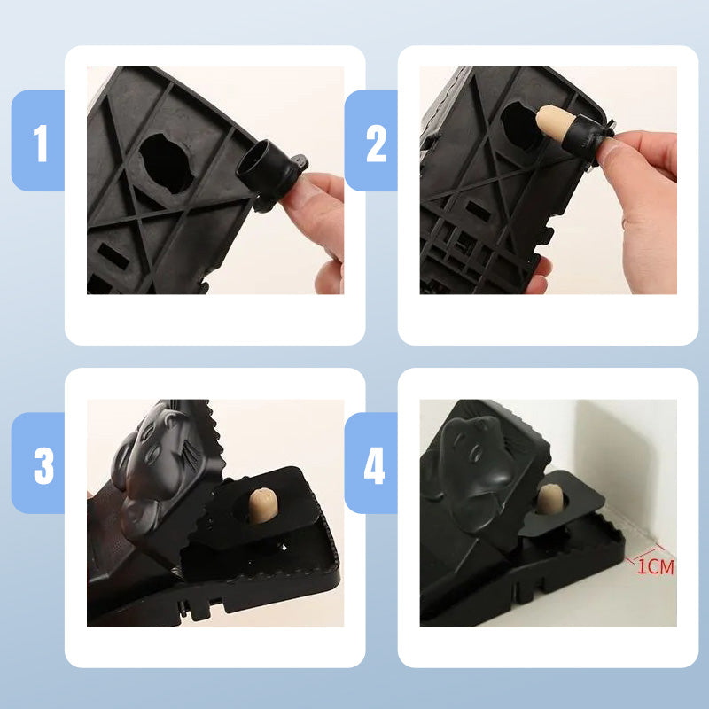 Reusable Rat Trap with High Sensitive Trigger