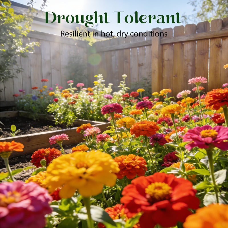 100 PCS Mixed Color Zinnia Seeds