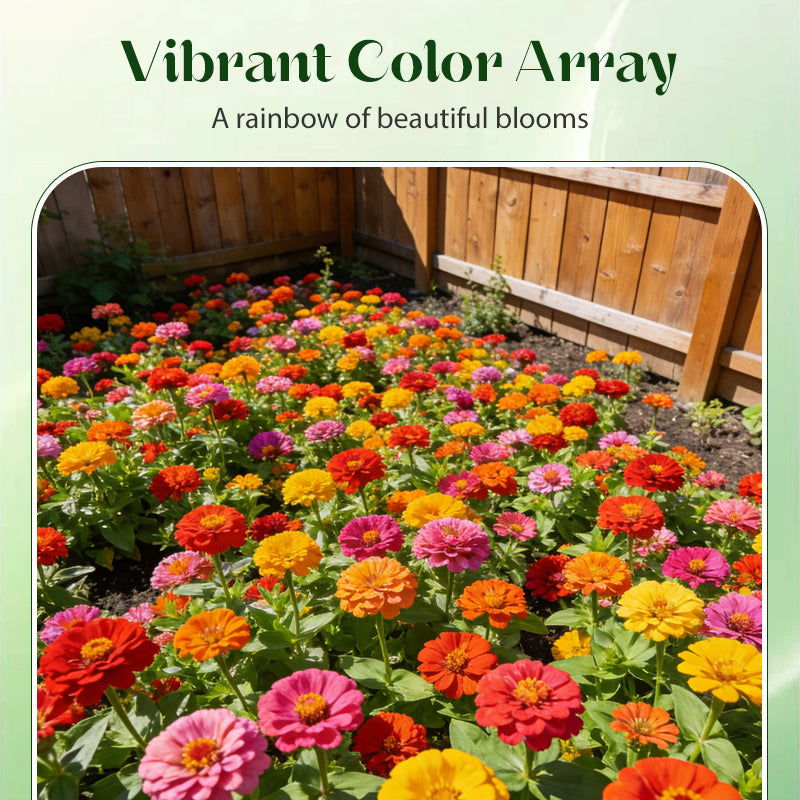 100 PCS Mixed Color Zinnia Seeds