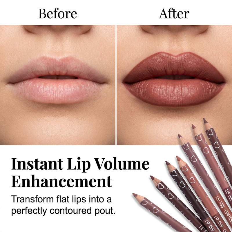 Dual-Tip Matte Lip Liner Pencil