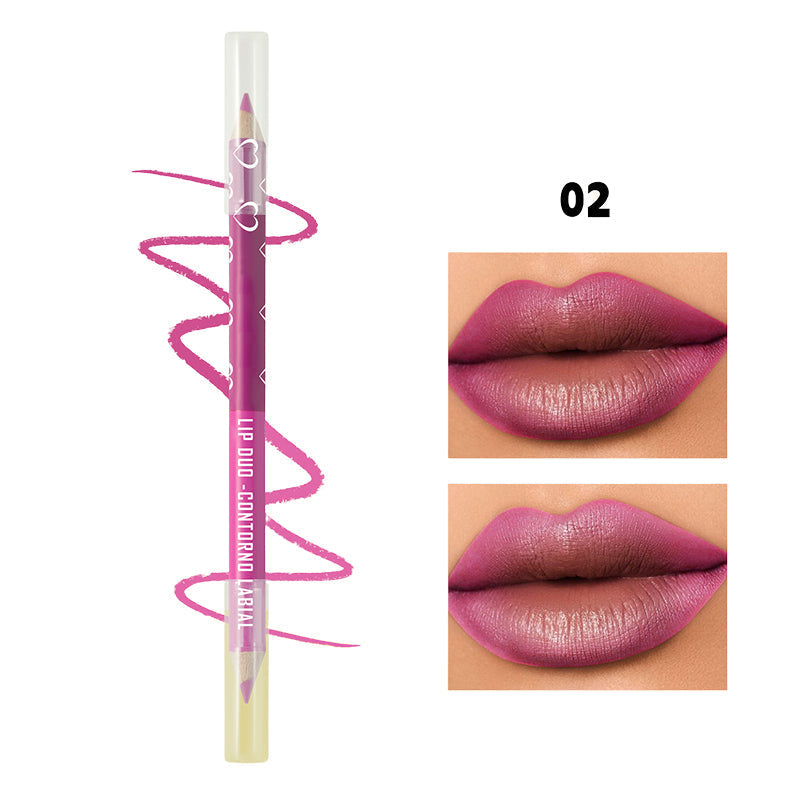 Dual-Tip Matte Lip Liner Pencil