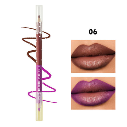 Dual-Tip Matte Lip Liner Pencil