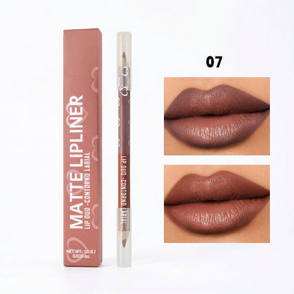 Dual-Tip Matte Lip Liner Pencil