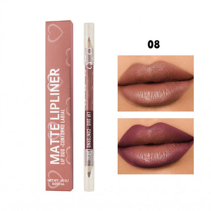 Dual-Tip Matte Lip Liner Pencil
