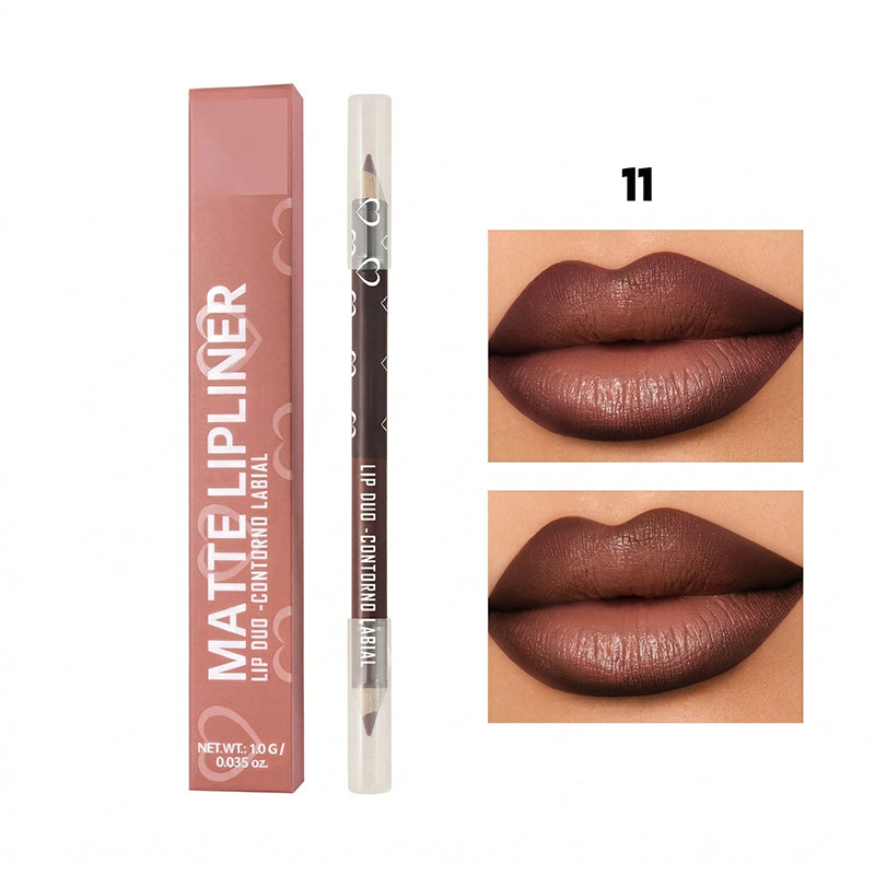 Dual-Tip Matte Lip Liner Pencil