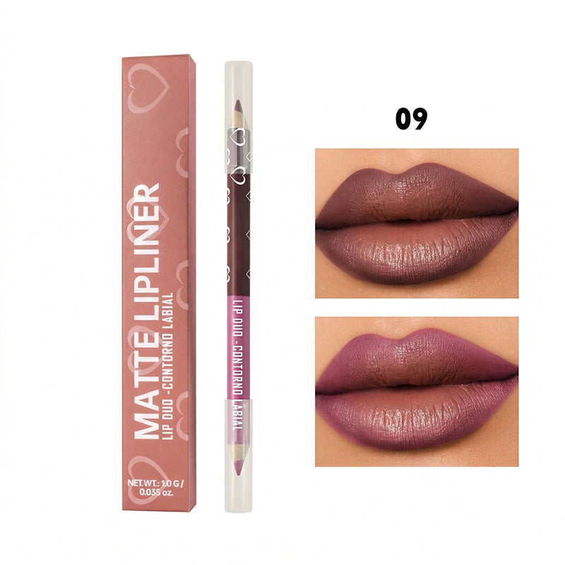 Dual-Tip Matte Lip Liner Pencil