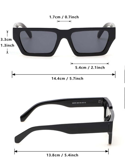 Italian-Design Polarized Sunglasses – UV 400 & Spring Hinges