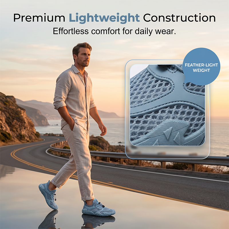 Men Breathable Mesh Driving Shoes